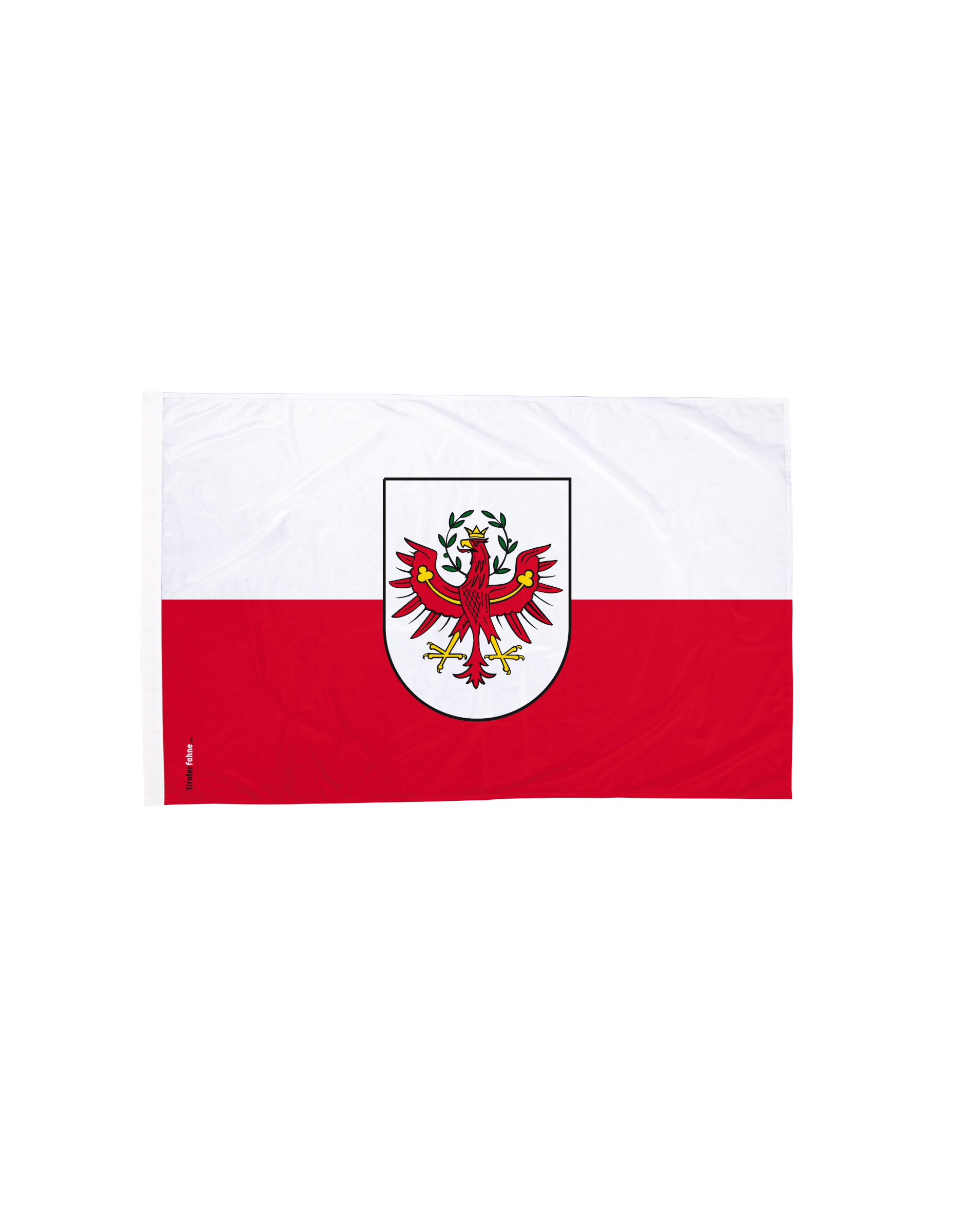 Bundesländerfahne Tirol mit Wappen