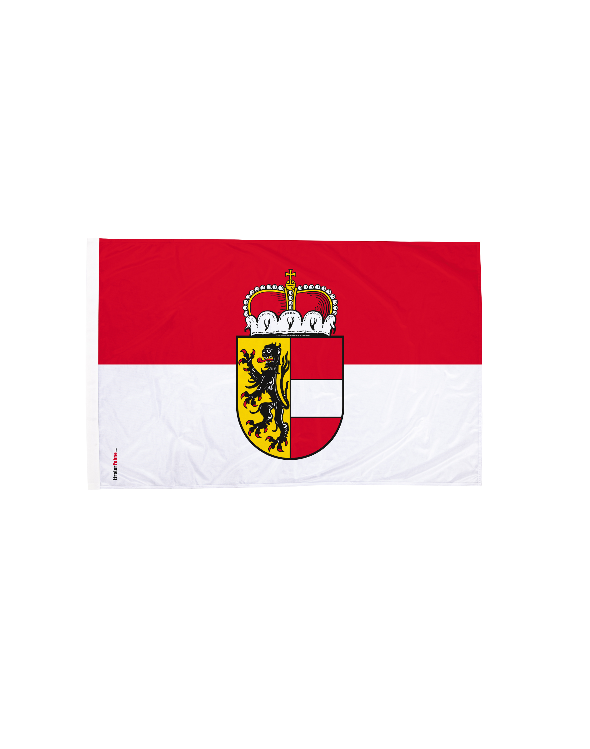 Bundesländerfahne Salzburg mit Wappen